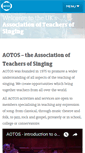Mobile Screenshot of aotos.org.uk